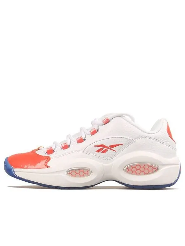 Кроссовки question low patent 'vivid orange' Reebok — изображение 1 из 4, оранжевый
