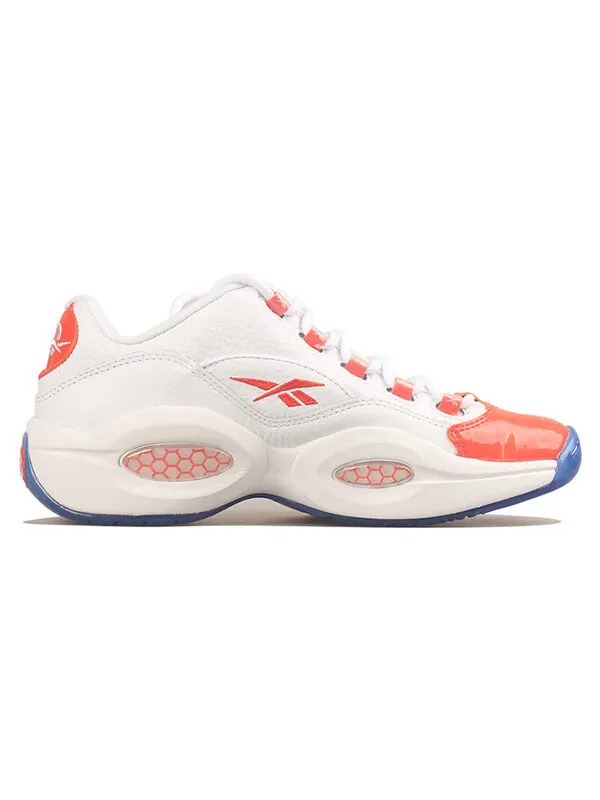Кроссовки question low patent 'vivid orange' Reebok — изображение 2 из 4, оранжевый