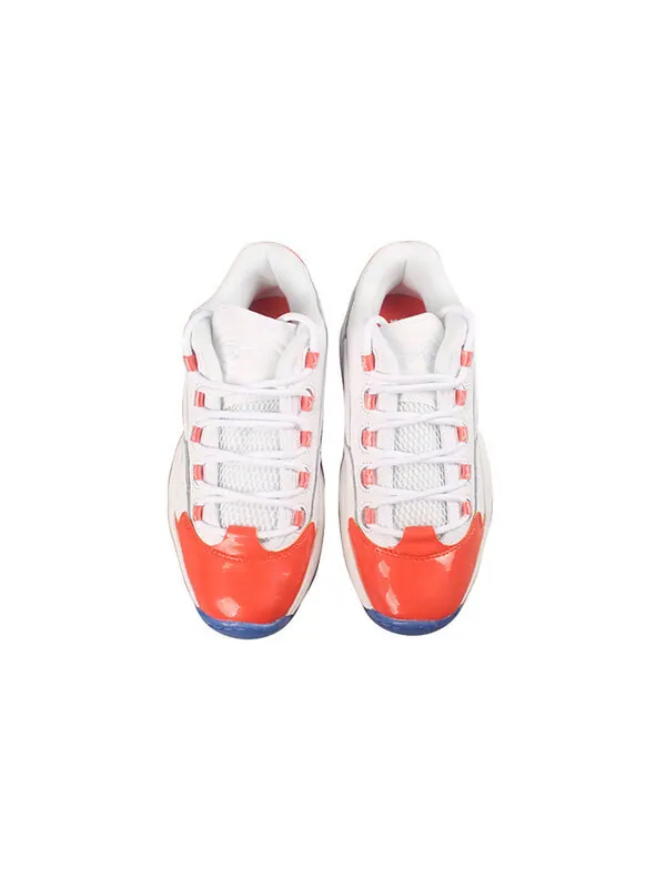 Кроссовки question low patent 'vivid orange' Reebok — изображение 4 из 4, оранжевый