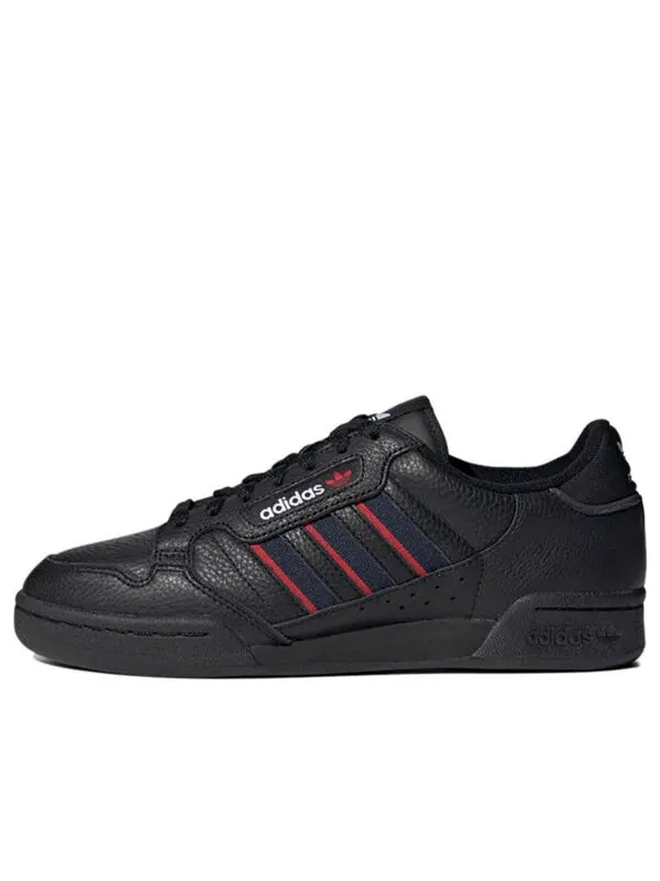 Кроссовки оригинальные континентальные 80 Adidas — изображение 1 из 4, черный/красный/белый