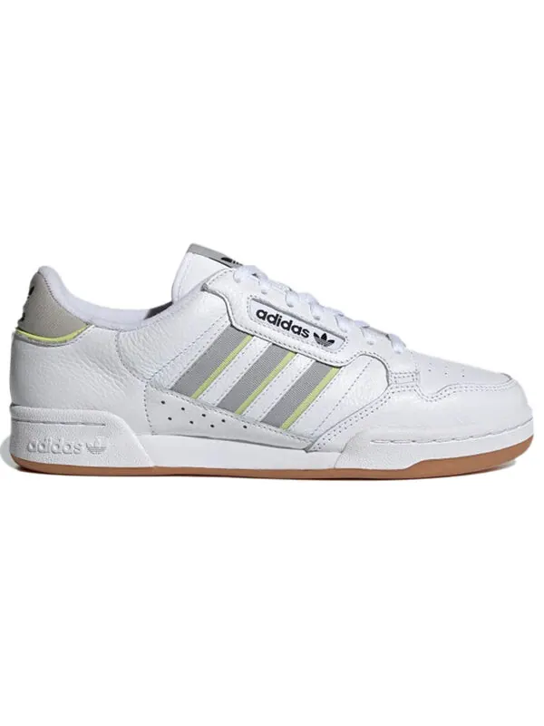 Кроссовки оригинальные континентальные 80 полосок Adidas — изображение 2 из 4, серебристый/серый