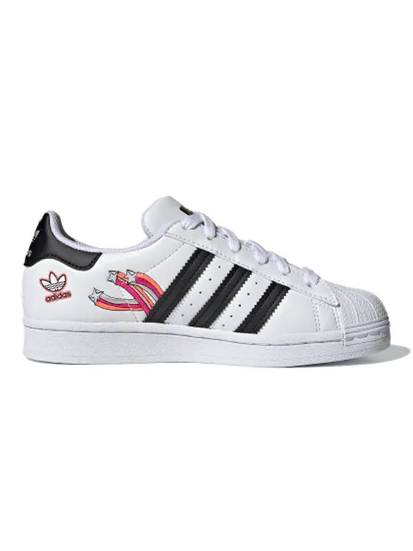 Кроссовки суперзвезда j Adidas — изображение 2 из 4, белый/черный/синий