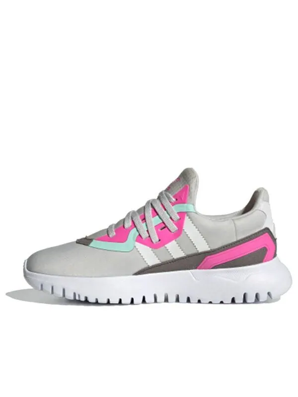 Кроссовки оригиналы flex j Adidas — изображение 1 из 4, серый/розовый/белый