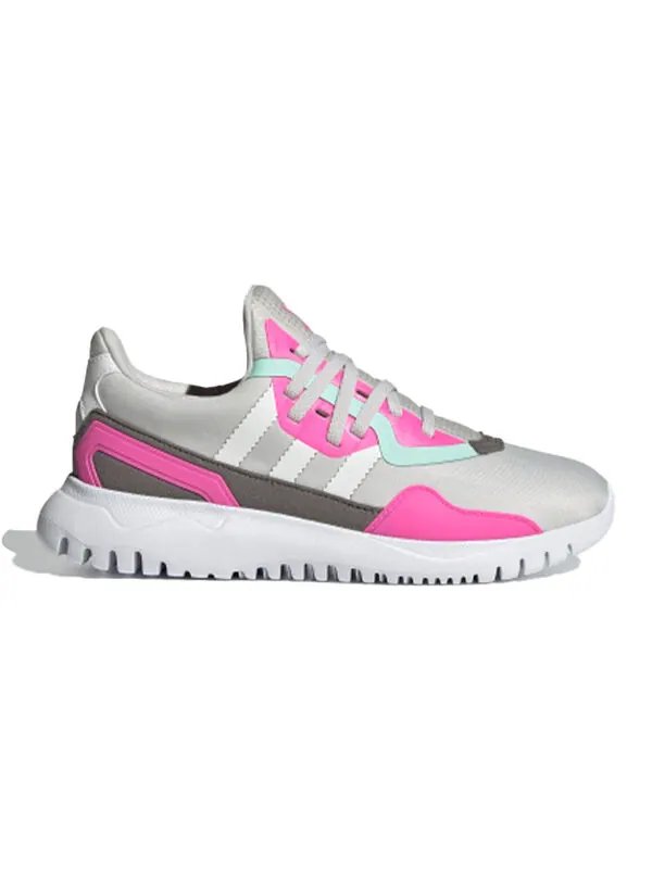 Кроссовки оригиналы flex j Adidas — изображение 2 из 4, серый/розовый/белый