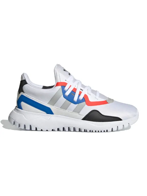 Кроссовки flex j Adidas — изображение 2 из 4, белый/синий/серый