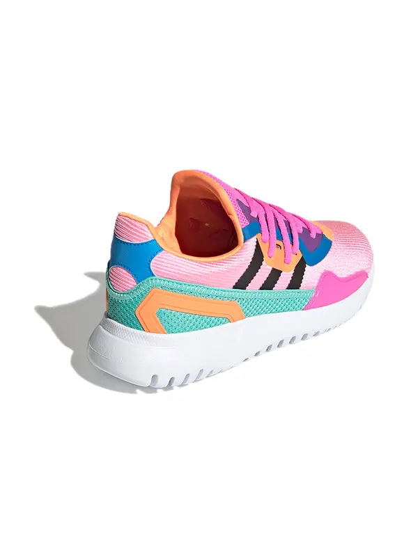 Кроссовки оригиналы flex j Adidas — изображение 4 из 4, розовый/синий