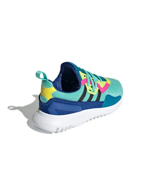 Кроссовки оригиналы flex el c Adidas — изображение 4 из 4, синий/зеленый/белый