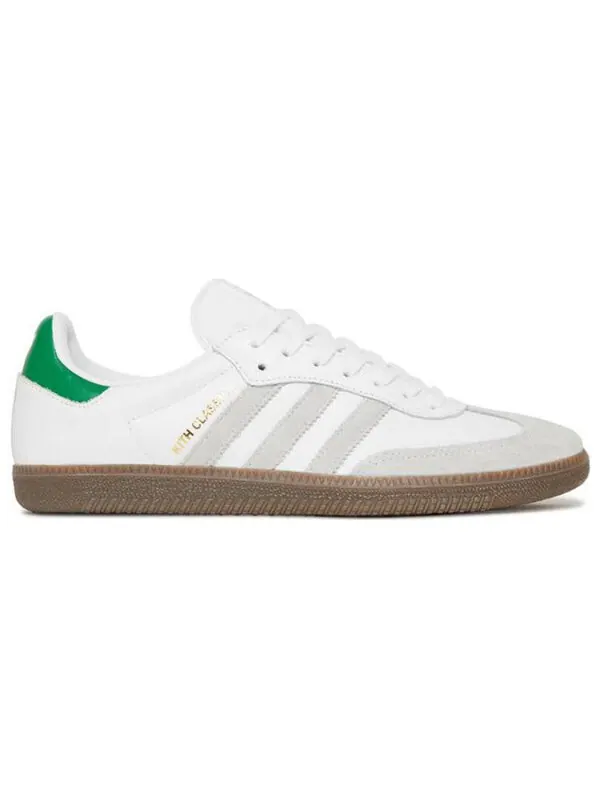 Кроссовки x kith samba og Adidas — изображение 2 из 4, белый/зеленый