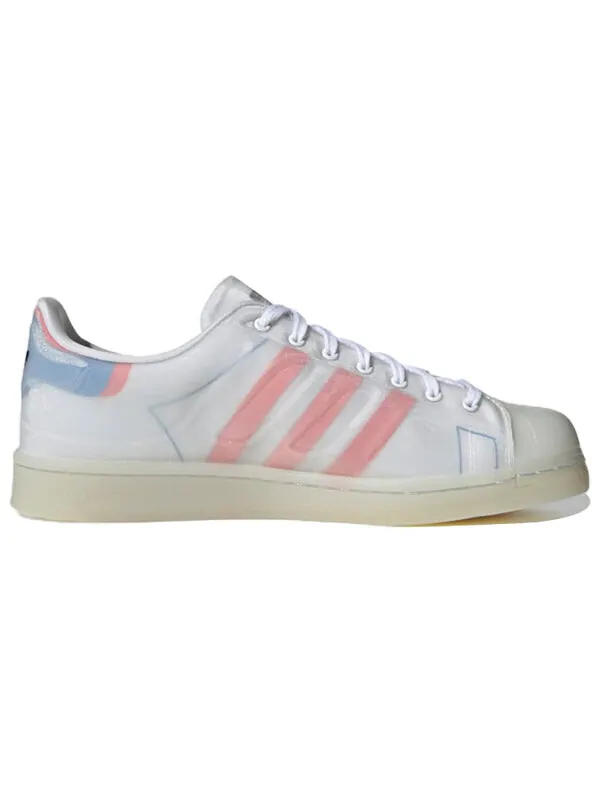 Кроссовки superstar futureshell Adidas — изображение 2 из 4, белый/красный