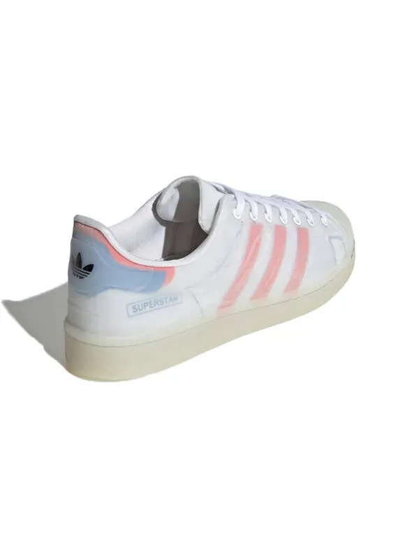 Кроссовки superstar futureshell Adidas — изображение 4 из 4, белый/красный