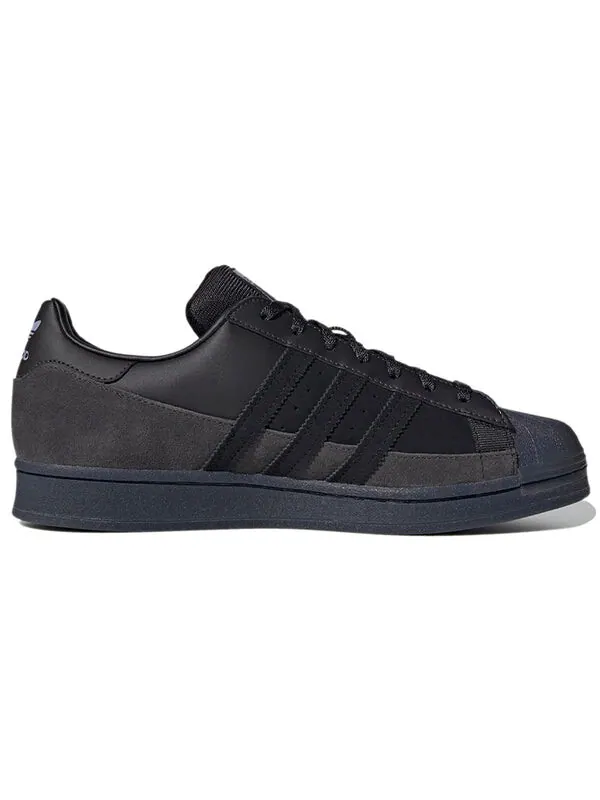Кроссовки оригинальные суперзвезды обувь Adidas — изображение 2 из 4, черный/серый/синий