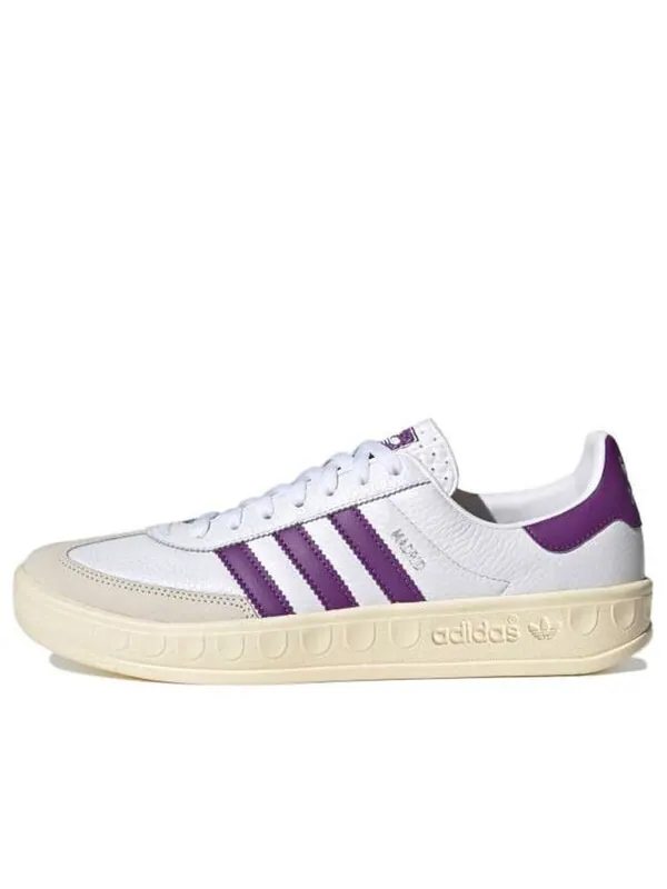 Кроссовки оригиналы мадридские туфли Adidas — изображение 1 из 4, белый/фиолетовый