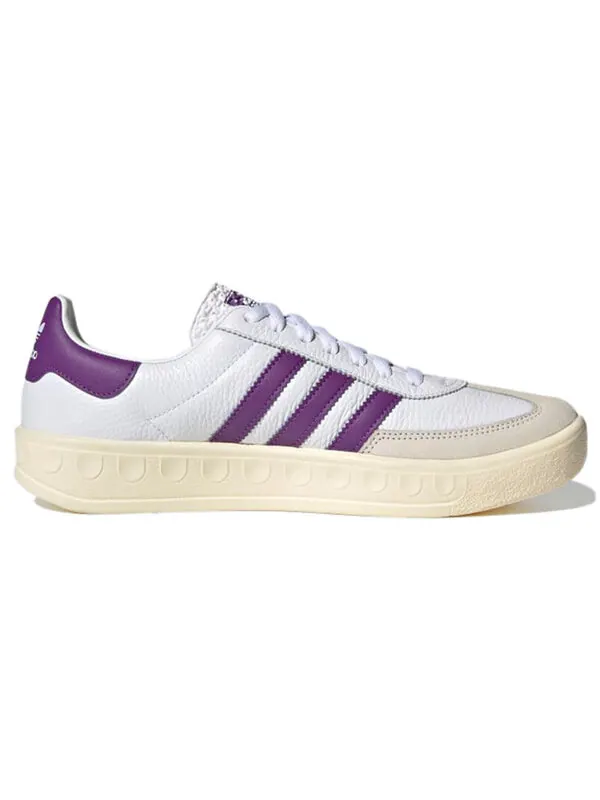 Кроссовки оригиналы мадридские туфли Adidas — изображение 2 из 4, белый/фиолетовый