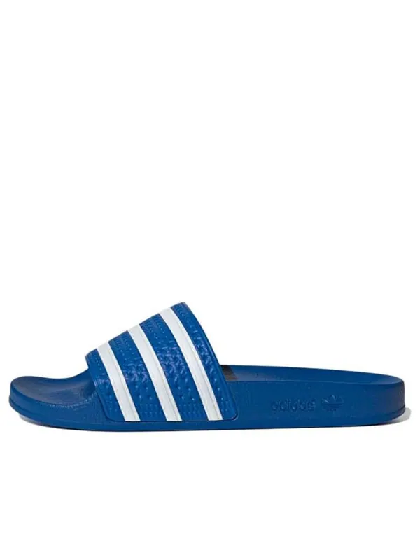 Кроссовки adilette slide Adidas — изображение 1 из 4, синий/белый