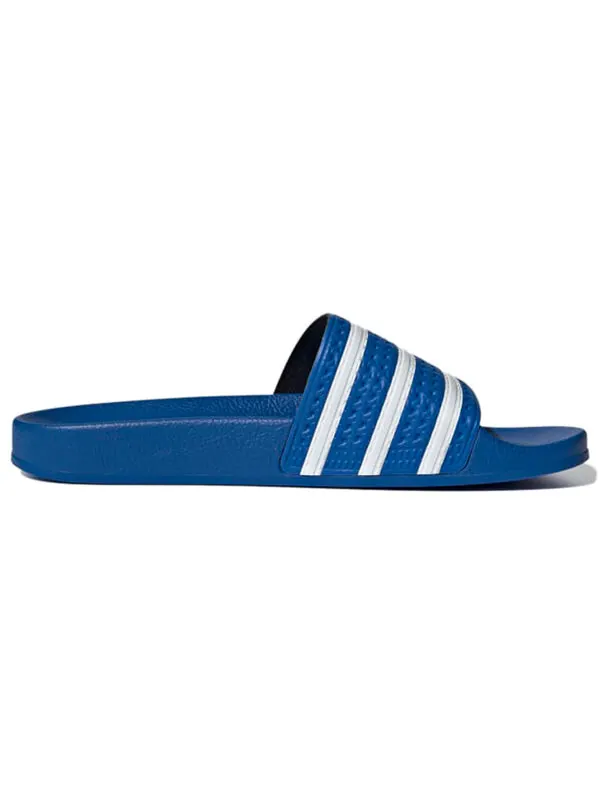 Кроссовки adilette slide Adidas — изображение 2 из 4, синий/белый