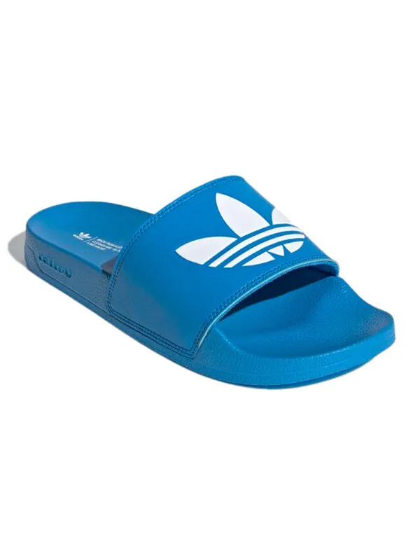 Тапочки adilette lite slide 'bright blue' Adidas — изображение 3 из 4, синий