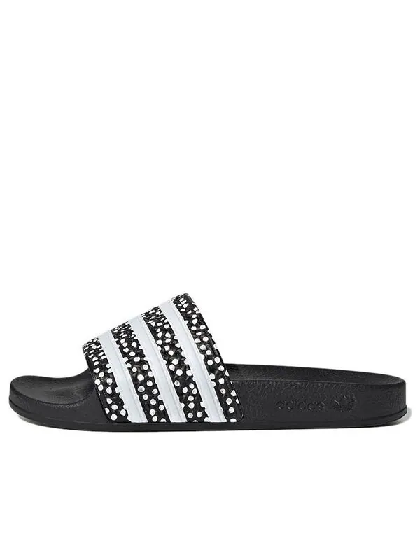 Тапочки adilette слайды Adidas — изображение 1 из 4, черный/белый