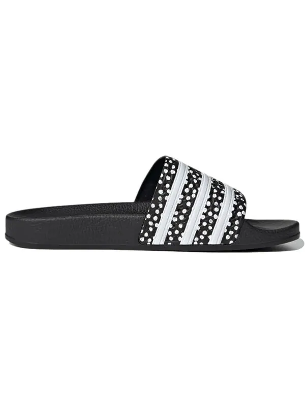 Тапочки adilette слайды Adidas — изображение 3 из 4, черный/белый