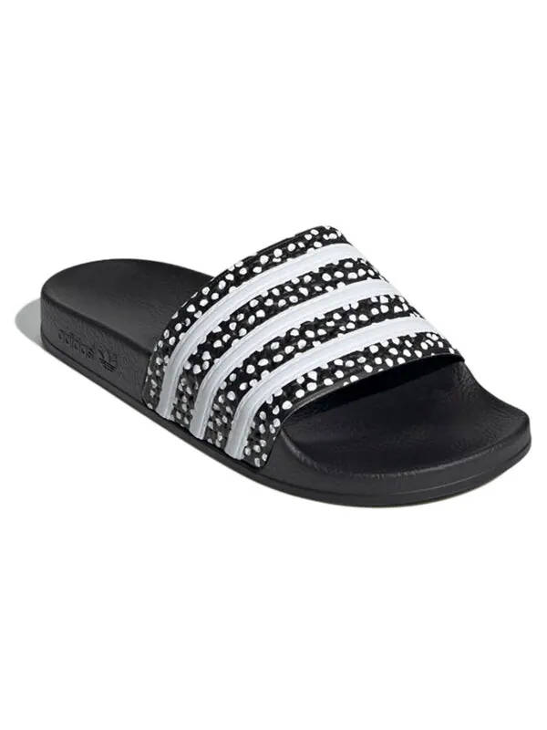 Тапочки adilette слайды Adidas — изображение 4 из 4, черный/белый