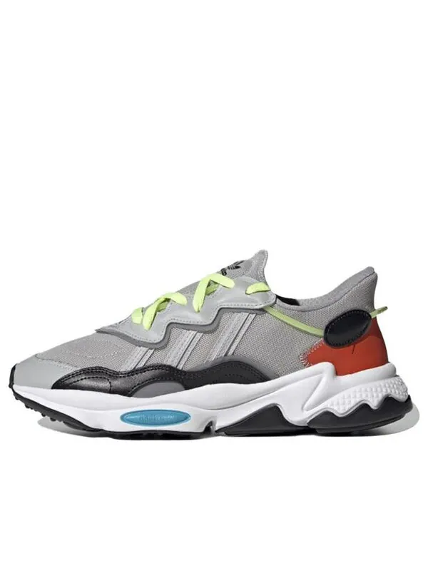 Кроссовки ozweego 'grey hazy blue' Adidas — изображение 1 из 1, серый/черный/синий