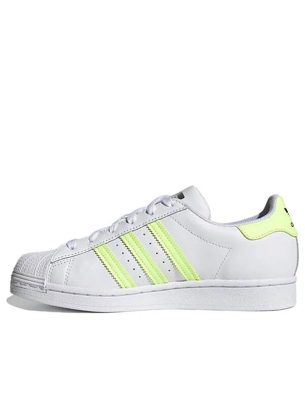 Кроссовки суперзвезда Adidas — изображение 1 из 4, белый/зеленый