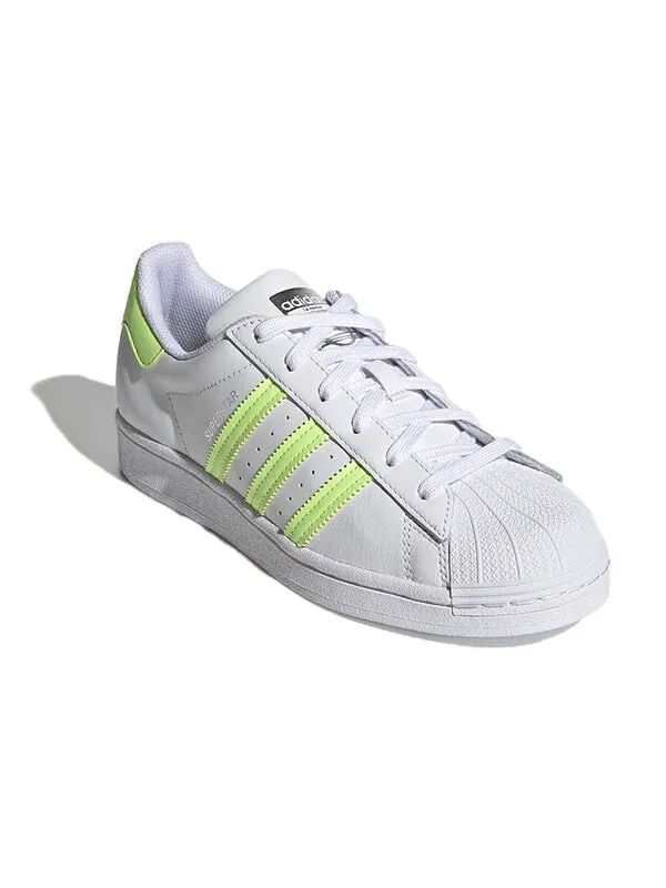 Кроссовки суперзвезда Adidas — изображение 3 из 4, белый/зеленый