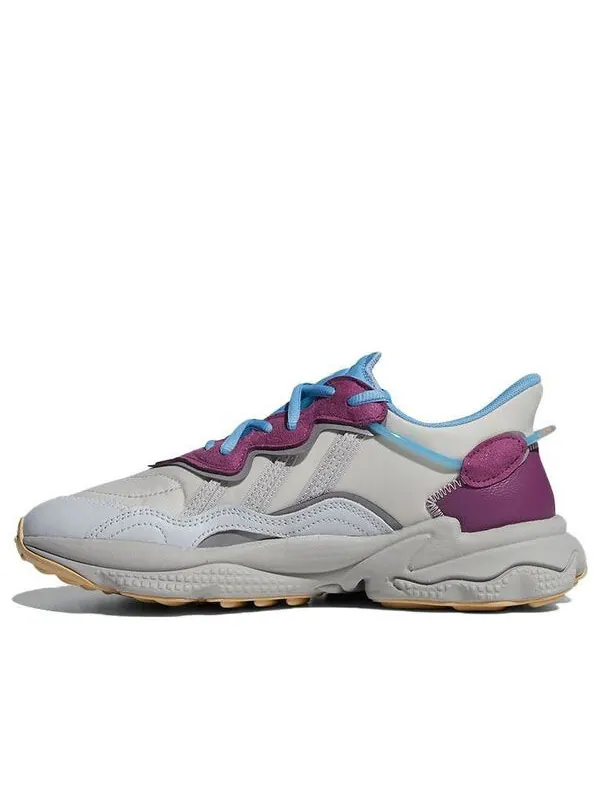 Кроссовки оригиналы ozweego Adidas — изображение 1 из 4, серый/фиолетовый/синий