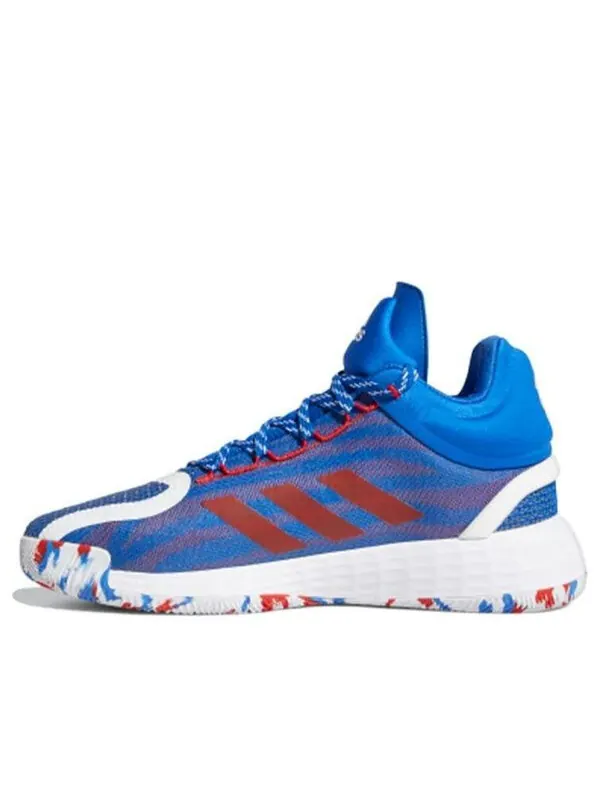 Кроссовки d rose 11 'fast don't lie - blue' Adidas — изображение 1 из 4, синий/белый/красный