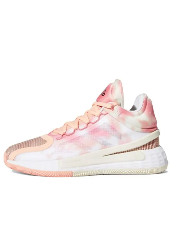 Кроссовки d rose 11 'glow pink' Adidas — изображение 1 из 4, белый/розовый