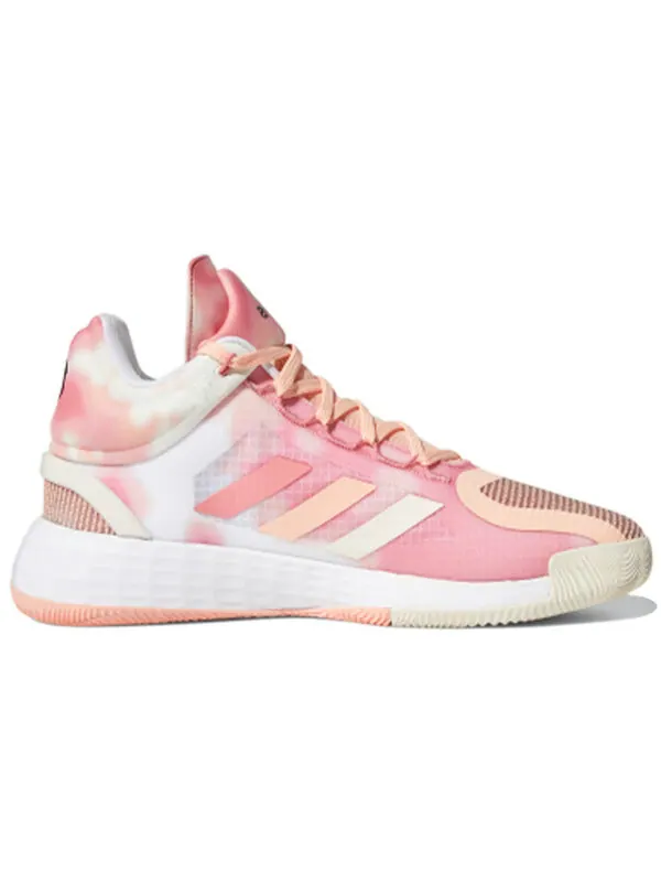 Кроссовки d rose 11 'glow pink' Adidas — изображение 2 из 4, белый/розовый