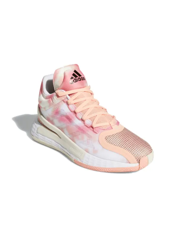Кроссовки d rose 11 'glow pink' Adidas — изображение 3 из 4, белый/розовый