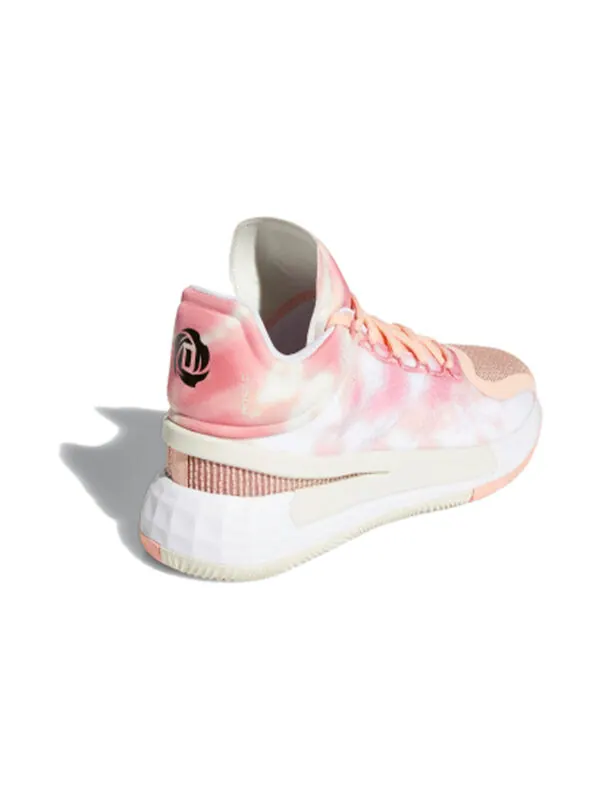 Кроссовки d rose 11 'glow pink' Adidas — изображение 4 из 4, белый/розовый