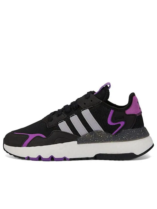 Кроссовки оригинальные nite jogger Adidas — изображение 1 из 4, черный/фиолетовый