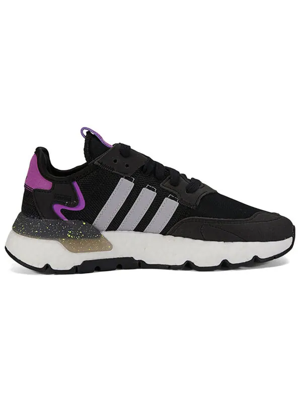 Кроссовки оригинальные nite jogger Adidas — изображение 2 из 4, черный/фиолетовый
