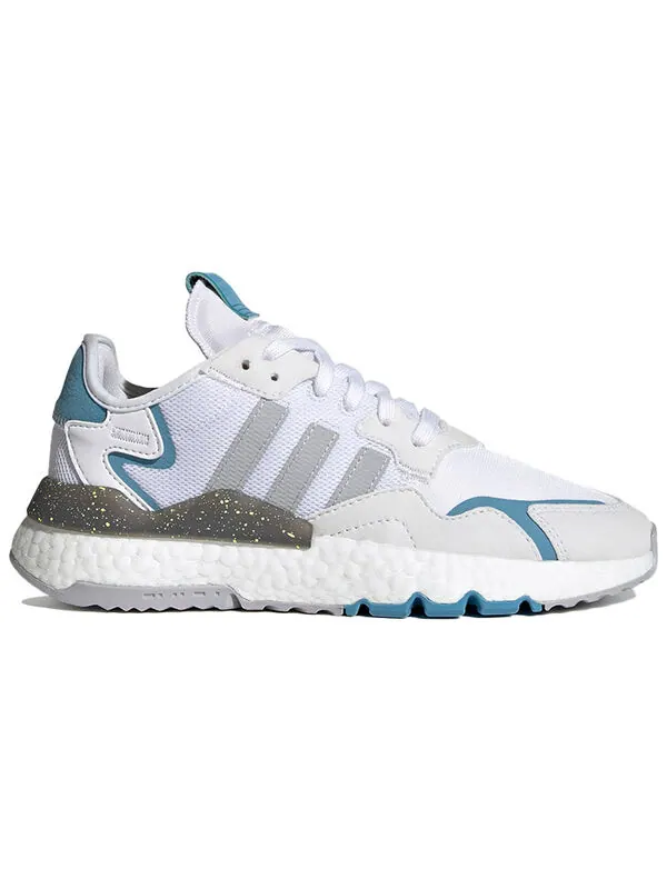 Кроссовки оригинальные nite jogger shoes Adidas — изображение 2 из 4, белый/синий