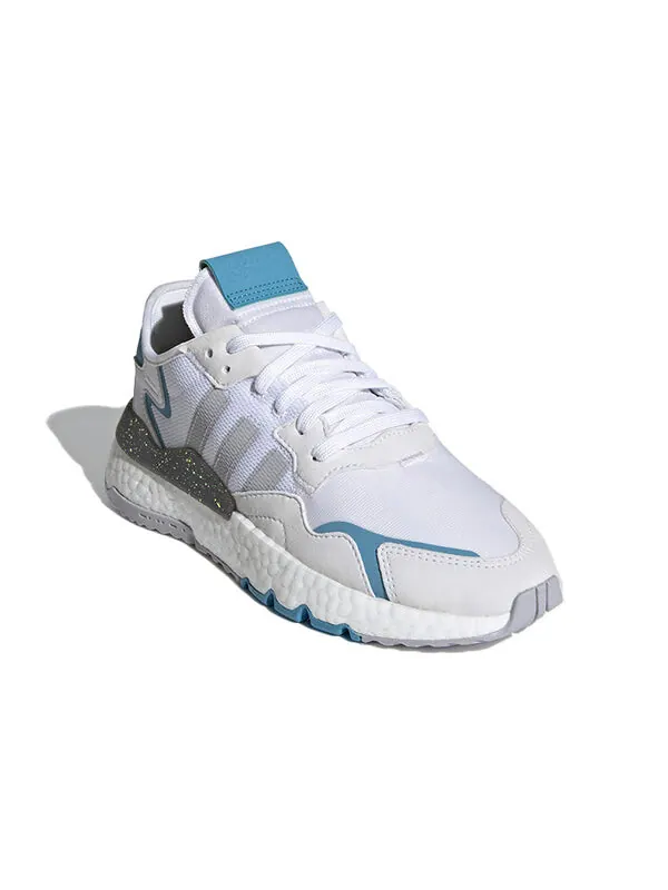 Кроссовки оригинальные nite jogger shoes Adidas — изображение 3 из 4, белый/синий