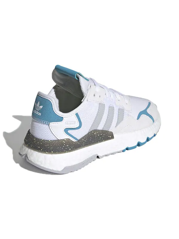 Кроссовки оригинальные nite jogger shoes Adidas — изображение 4 из 4, белый/синий