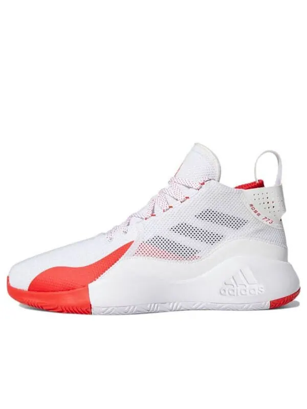 Кроссовки d rose 773 2020 'white vivid red' Adidas — изображение 1 из 4, белый/красный