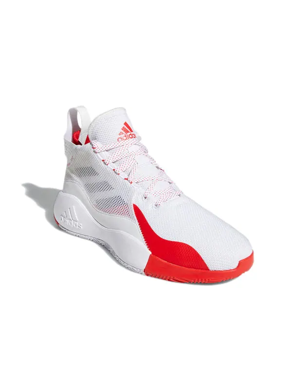 Кроссовки d rose 773 2020 'white vivid red' Adidas — изображение 3 из 4, белый/красный