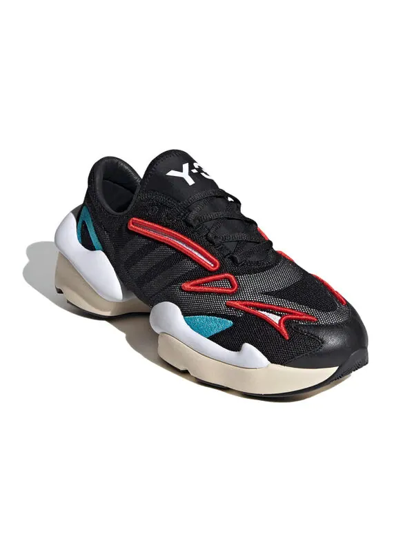 Кроссовки adidas Y-3 Ren 'Black Red' — изображение 3 из 4, черный/синий/красный