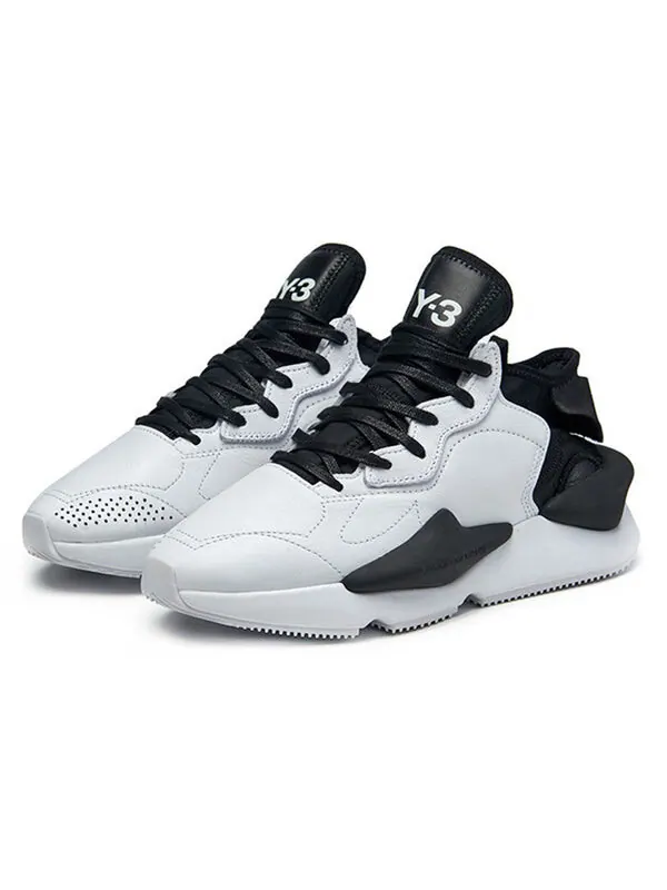 Кроссовки adidas Y-3 Kaiwa 'White Black' — изображение 3 из 4, белый/черный