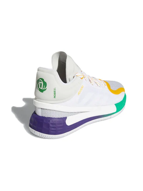 Кроссовки d rose 11 Adidas — изображение 4 из 4, белый/желтый/зеленый