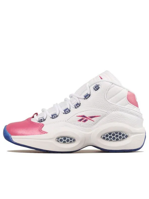 Кроссовки eric emanuel x question mid 'pink toe' Reebok — изображение 1 из 4, розовый