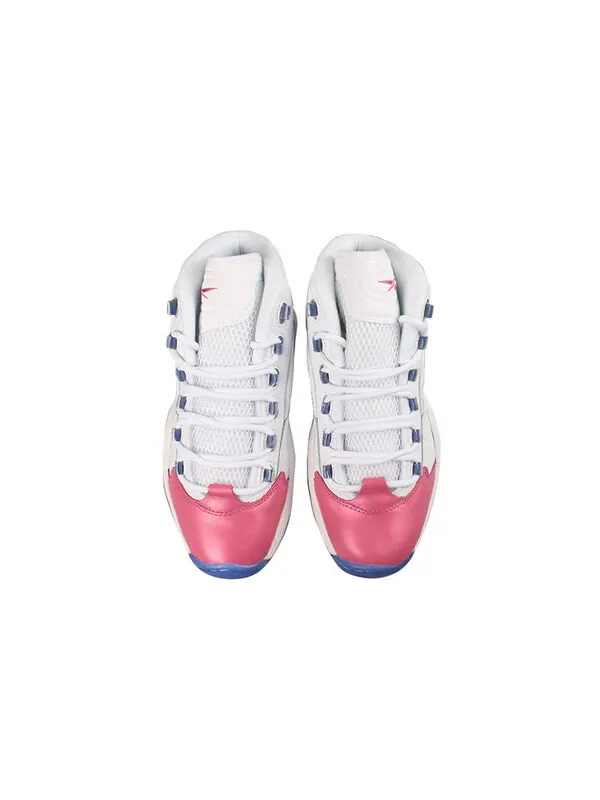 Кроссовки eric emanuel x question mid 'pink toe' Reebok — изображение 4 из 4, розовый
