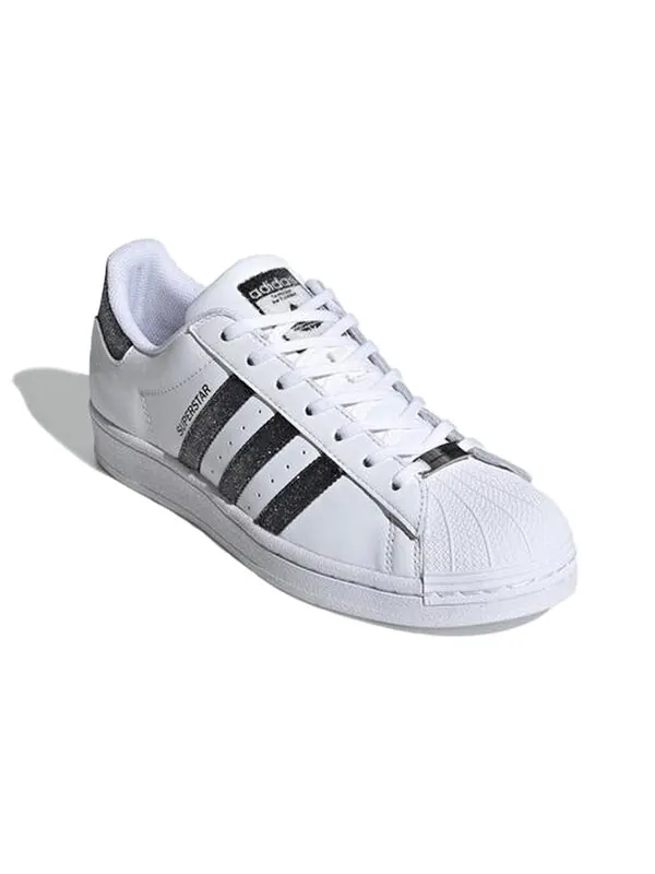 Кроссовки swarovski x superstar 'white black' Adidas — изображение 3 из 4, черный/белый