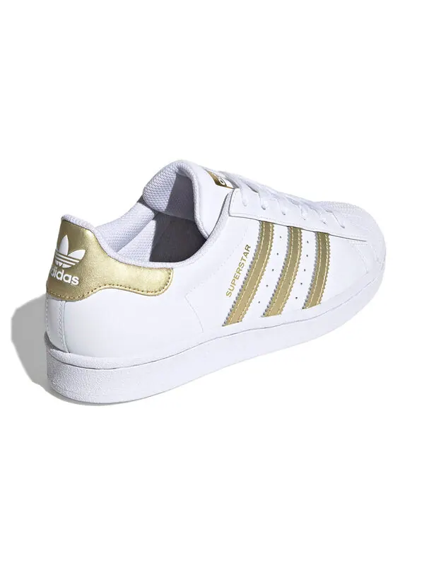 Кроссовки суперзвезда Adidas — изображение 4 из 4, белый/золотистый