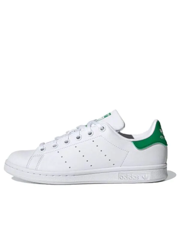 Кроссовки stan smith primegreen big kid Adidas — изображение 1 из 4, белый/зеленый/белый