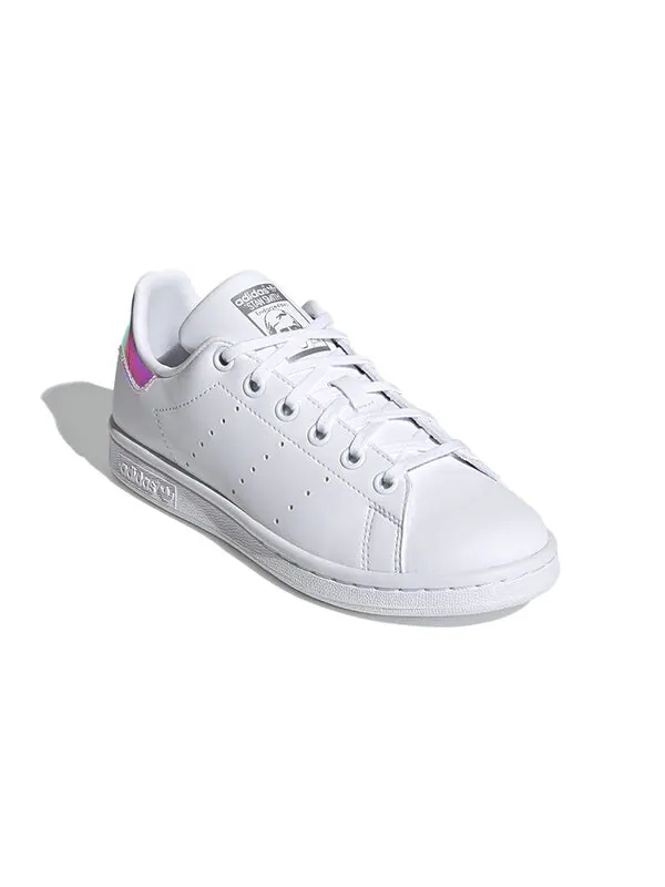 Кроссовки оригиналы stan smith j shoes Adidas — изображение 3 из 4, белый/синий/фиолетовый