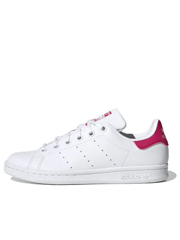 Кроссовки оригиналы stan smith j Adidas — изображение 1 из 4, белый/розовый красный