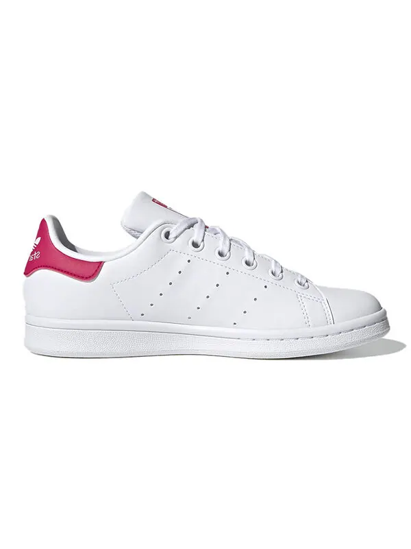 Кроссовки оригиналы stan smith j Adidas — изображение 2 из 4, белый/розовый красный